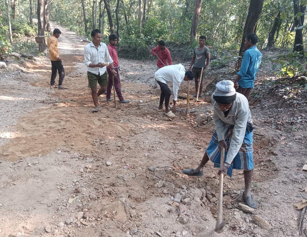 When the government did not listen, the villagers built the road by ...