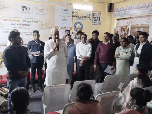 कृषि मंत्री ने किया मल्टीमीडिया प्रदर्शनी का उद्घाटन:  पीजी कॉलेज में केंद्र सरकार की कल्याणकारी योजनाओं और वंदेमातरम को लेकर लगाई प्रदर्शनी – Sawai Madhopur News