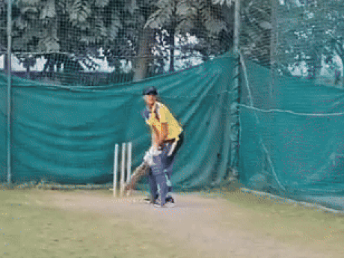 करनाल में अभ्यास करती सुमन संधू।