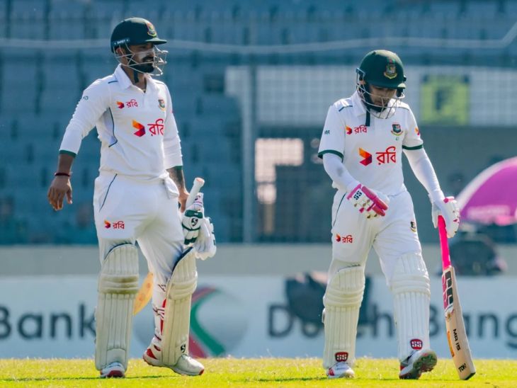 लिट्टन दास और मुशफिकुर रहीम पहले दिन नॉटआउट लौटे थे।