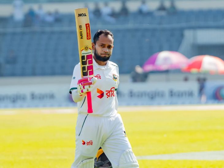 बांग्लादेश के पूर्व कप्तान मुशफिकुर रहीम 106 रन बनाकर आउट हुए। - Dainik Bhaskar