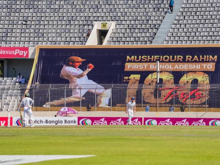 मुशफिकुर रहीम अपने 100वें टेस्ट में शतक लगाने वाले दुनिया के 11वें ही बल्लेबाज बने।