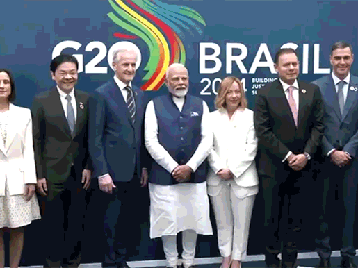 The G20 summit of 2024 was held in Brazil. During this period, PM Modi met top leaders of many countries.
