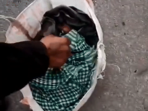 रोने की आवाज सुनकर राहगीरों ने अस्पताल पहुंचाया।