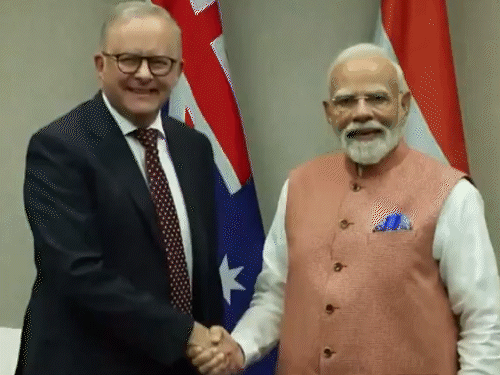 मोदी ने ऑस्ट्रेलियाई पीएम एंथनी अल्बनीज से मुलाकात की।