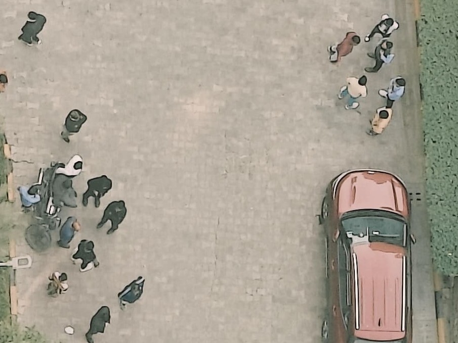 Car hits three in Greater Noida society
