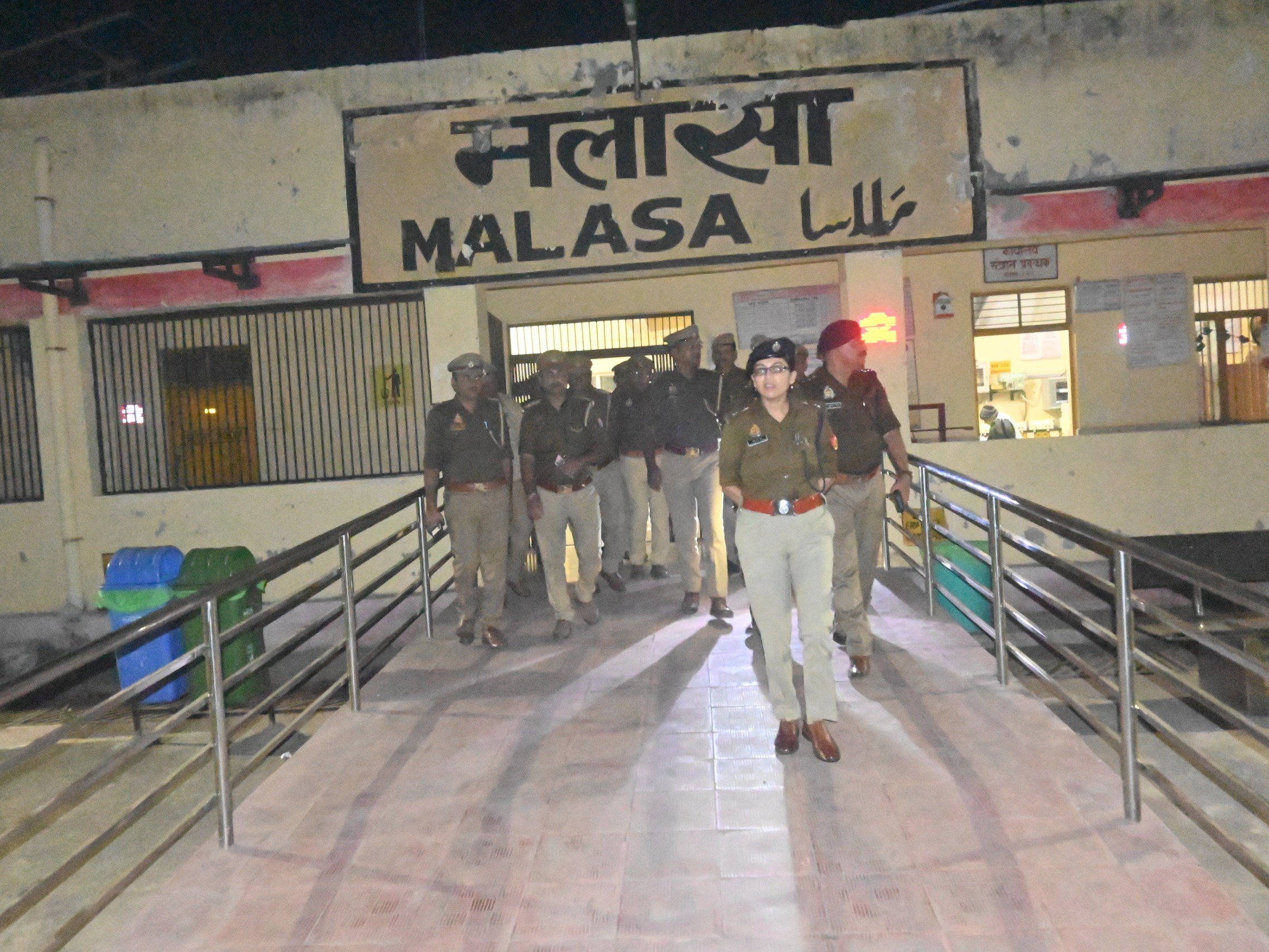 Devipur SP made a surprise inspection of Devipur outpost