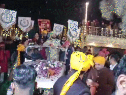 बारात लेकर ऊना पहुंचे गुरुग्राम के IAS सचिन।