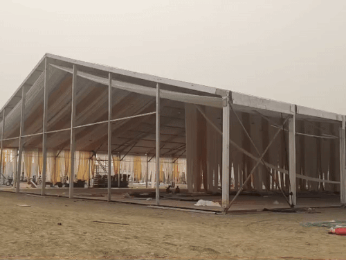 पंडाल में एंट्री के लिए बनाए गए 20 गेट।