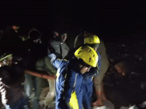 The SDRF team handed over the bodies of the deceased to the local police.