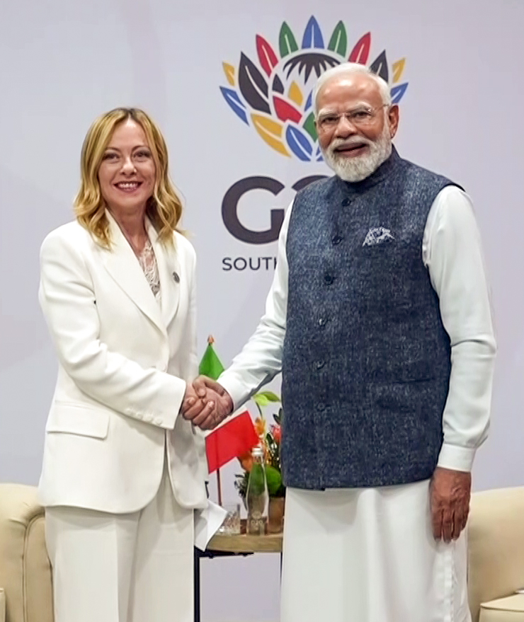 पीएम मोदी ने G20 समिट से इतर इटली की पीएम जॉर्जिया मेलोनी के साथ द्विपक्षीय बातचीत की।