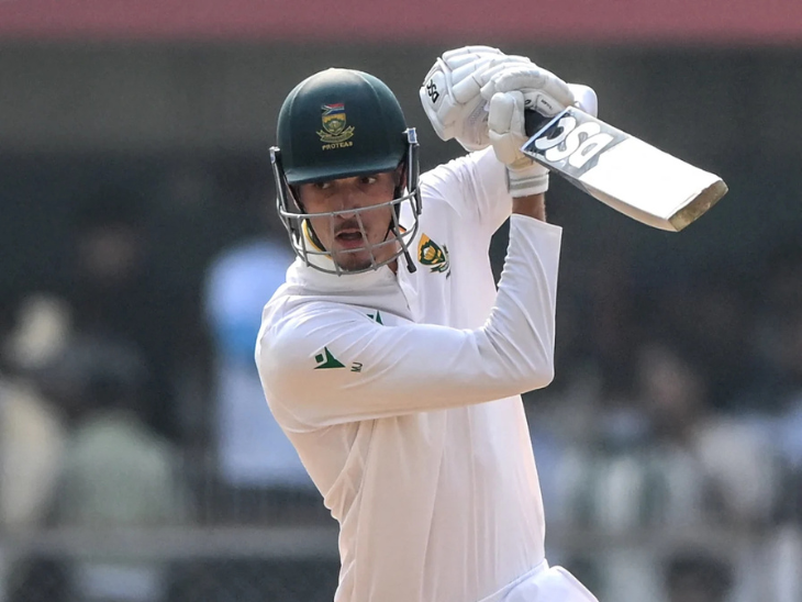 मार्को यानसन ने 91 बॉल पर 93 रन की पारी खेली। 6 चौके और 7 सिक्स भी लगाए। - Dainik Bhaskar