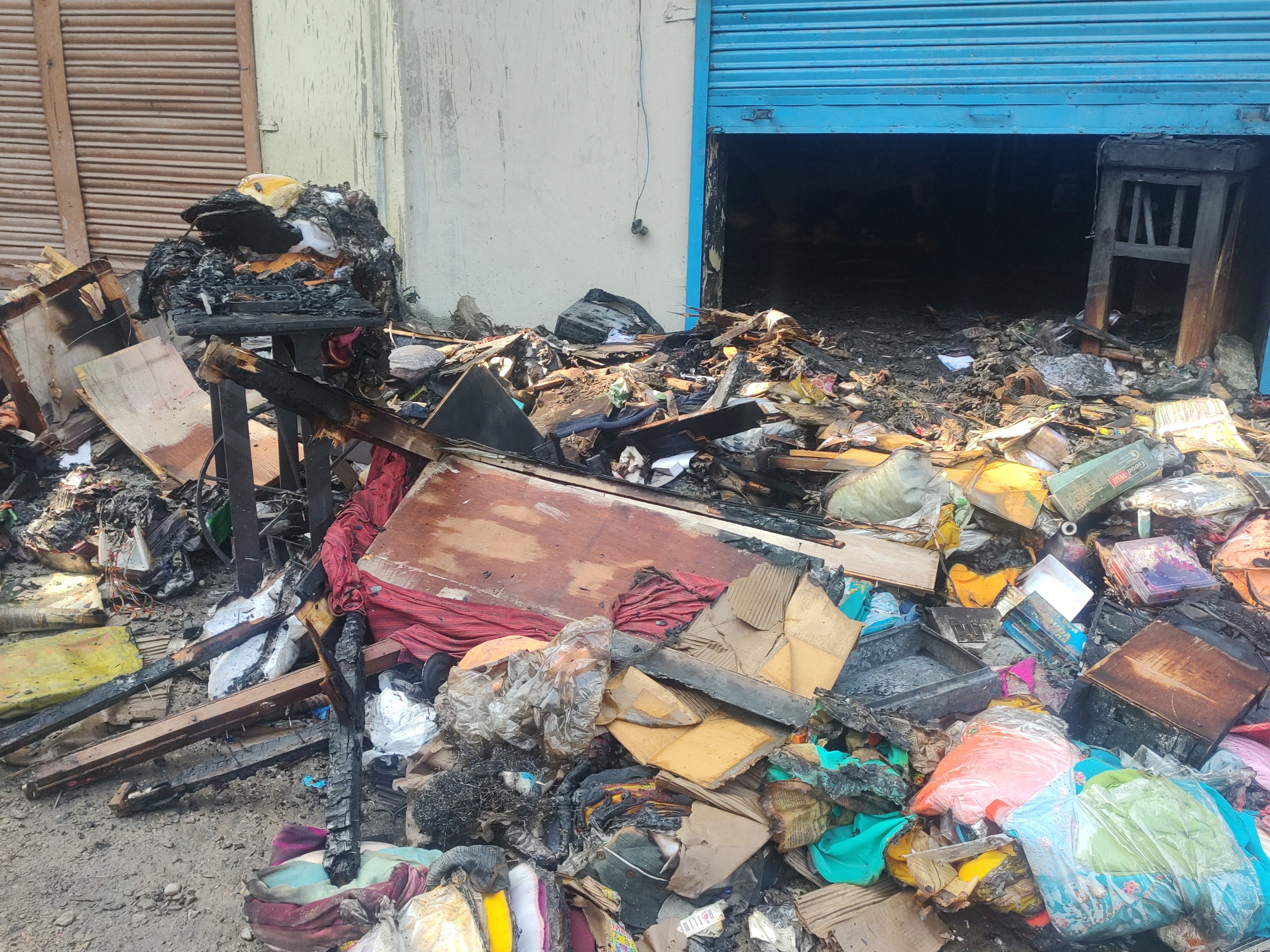 जला हुआ सामान