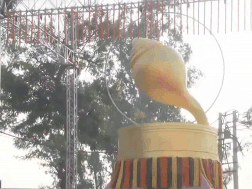 PM ने कुरुक्षेत्र में ज्योतिसर अनुभव केंद्र का लोकार्पण और पाञ्चजन्य शंख स्मारक का शुभारंभ किया।