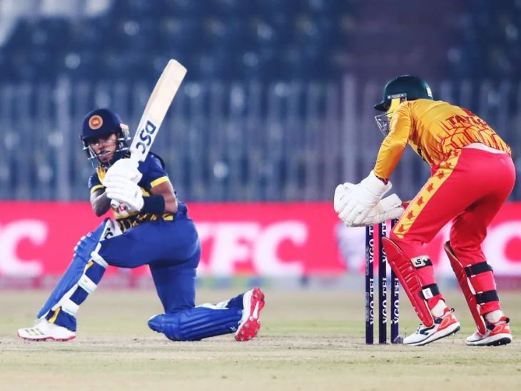 पाथुम निसांका ने 98 रन बनाए। - Dainik Bhaskar