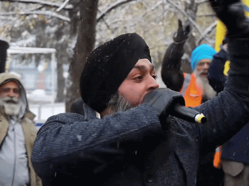 गैर कानूनी जनमत संग्रह में भारतीय पीएम और अधिकारियों के खिलाफ नारे लगाए गए।