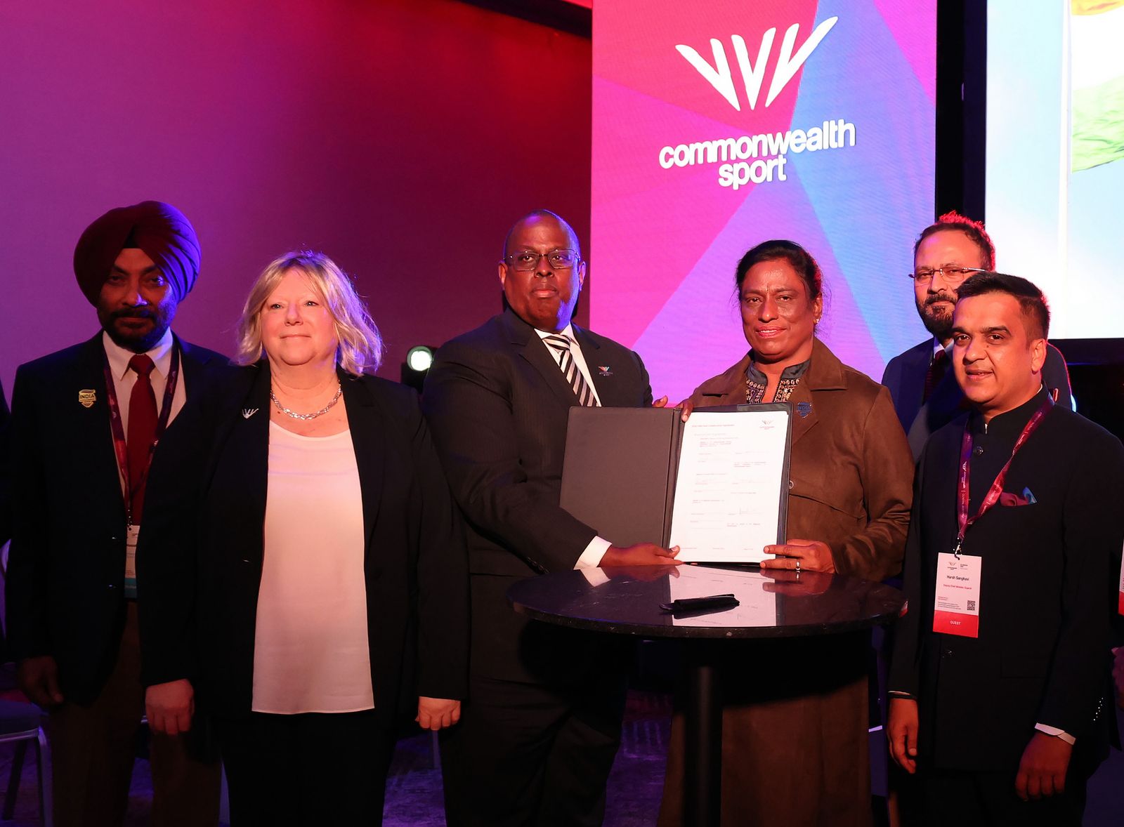 ग्लासगो में कॉमनवेल्थ स्पोर्ट्स एग्जीक्यूटिव बोर्ड की बैठक के बाद अहमदाबाद को अधिकृत तौर पर होस्ट सिटी घोषित किया गया।