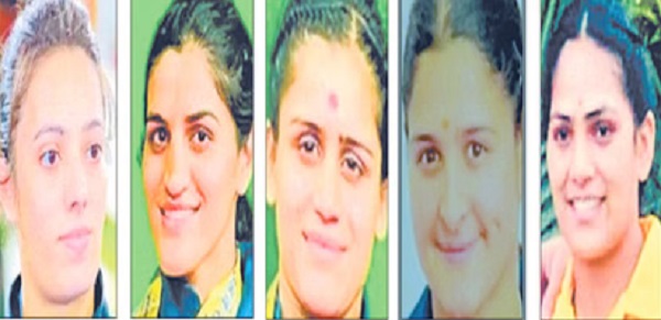 हिमाचल की पांच बेटियां जिन्होंने भारत को कबड्डी वर्ल्ड कप जिताने में महत्वपूर्ण भूमिका निभाई।