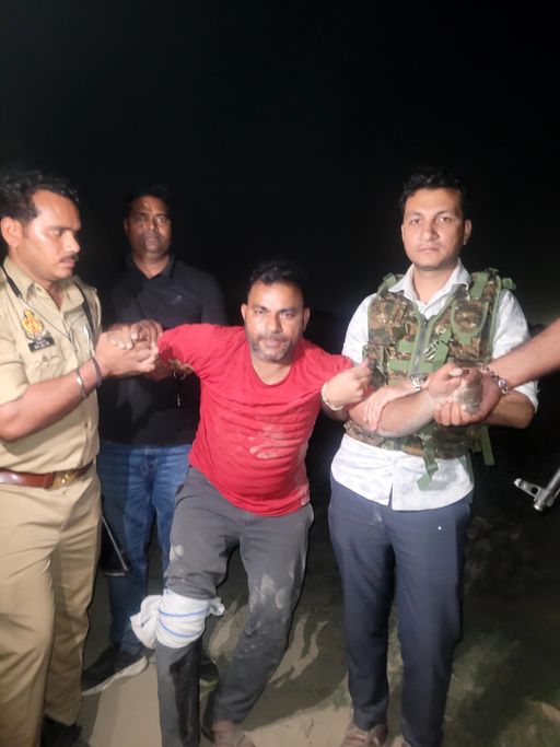 लखनऊ में हुए एनकाउंटर की फाइल फोटो।