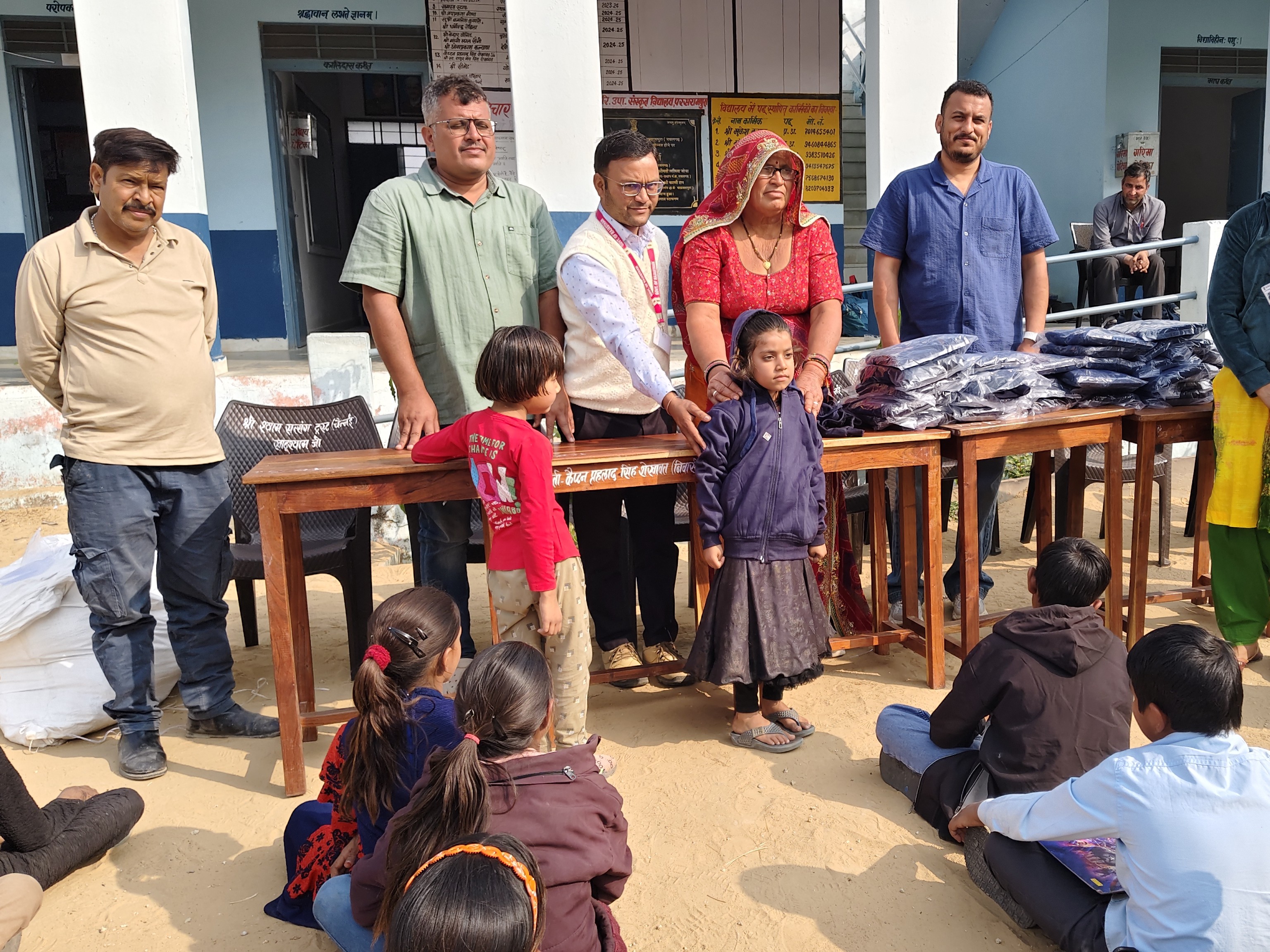 परसरामपुरा के राजकीय वरिष्ठ उपाध्याय संस्कृत स्कूल में एक विशेष कार्यक्रम आयोजित किया गया।