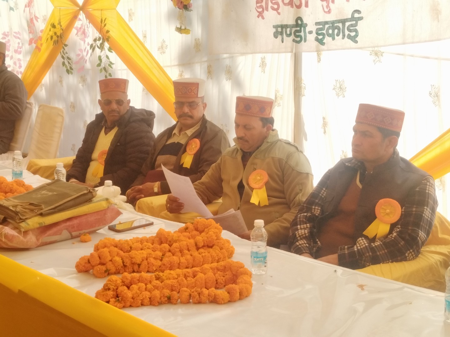 ड्राइवर यूनियन के चुने गए पदाधिकारी