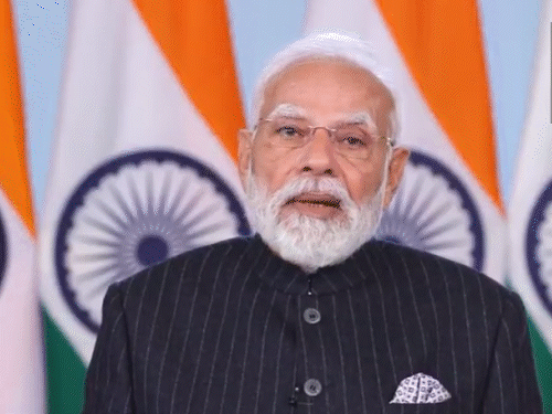पीएम मोदी नई दिल्ली से वीडियो कॉन्फ्रेंसिंग के जरिए कार्यक्रम में शामिल हुए। उन्होंने करीब 20 मिनट तक स्पीच दी।