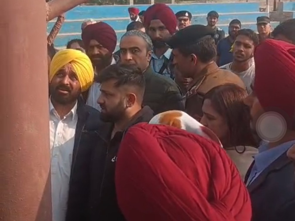 CM Bhagwant Mann reached the stadium, it was here that Hardik Rathi died due to the falling of a pole.