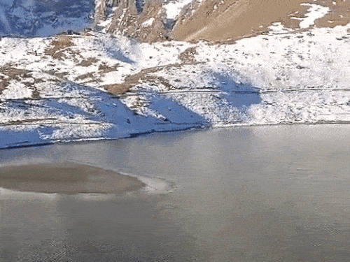 আদি কৈলাসে অবস্থিত পার্বতী কুন্ড।