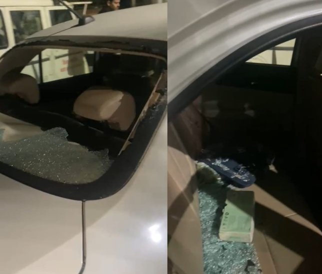 लाखन सिंह की कार थाटीपुर थाना में रखी हुई है।