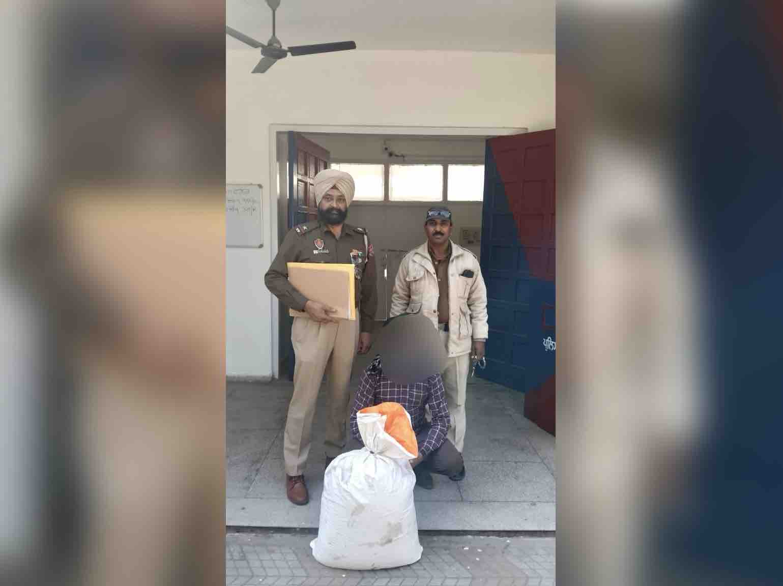 नूरपुरबेदी थाना: नरिंदर सिंह उर्फ निंदा (गांव बावड़ियां) से 20.8 किलो भुक्की बरामद