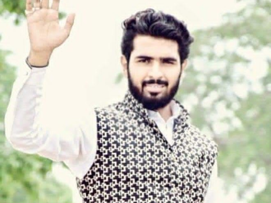 ये तस्वीर एनएसयूआई छात्र नेता रूहाब मेमन की है। फाइल