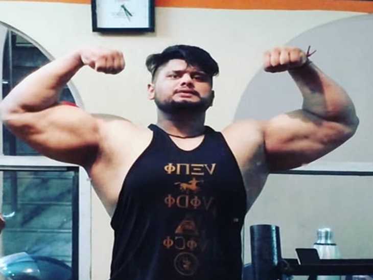 मृतक बॉडी बिल्डर रोहित धनखड़ की फाइल फोटो।