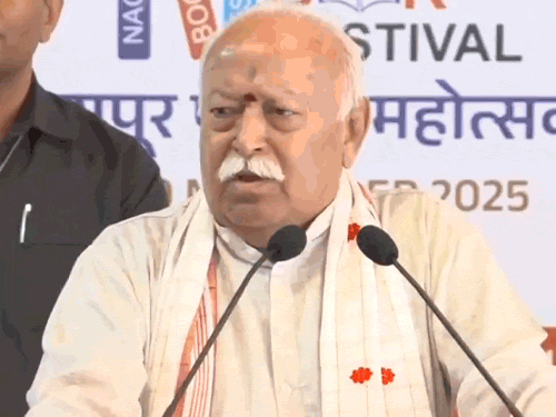 भागवत बोले- भारत के स्वभाव में झगड़ा नहीं भाईचारा है:  भारत की राष्ट्रवाद की अवधारणा पश्चिमी सोच से बिल्कुल अलग, वे नेशनहुड नहीं समझते