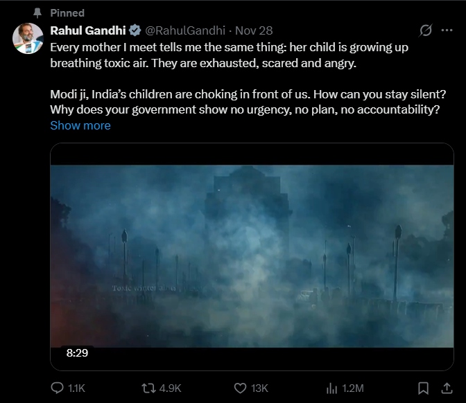 राहुल गांधी के अभियानों से युवाओं का दम घुट रहा….BJP:  पॉल्यूशन मुद्दे पर राहुल गांधी ने सरकार को घेरा था, डिप्टी सीएम विजय शर्मा बोले इटली के चश्में से उन्हें दिखेगा नहीं – Raipur News