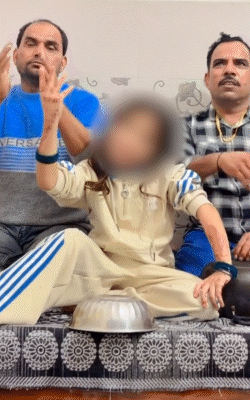 ये रील शादाब ने अपनी बेटी के साथ बनाई है।