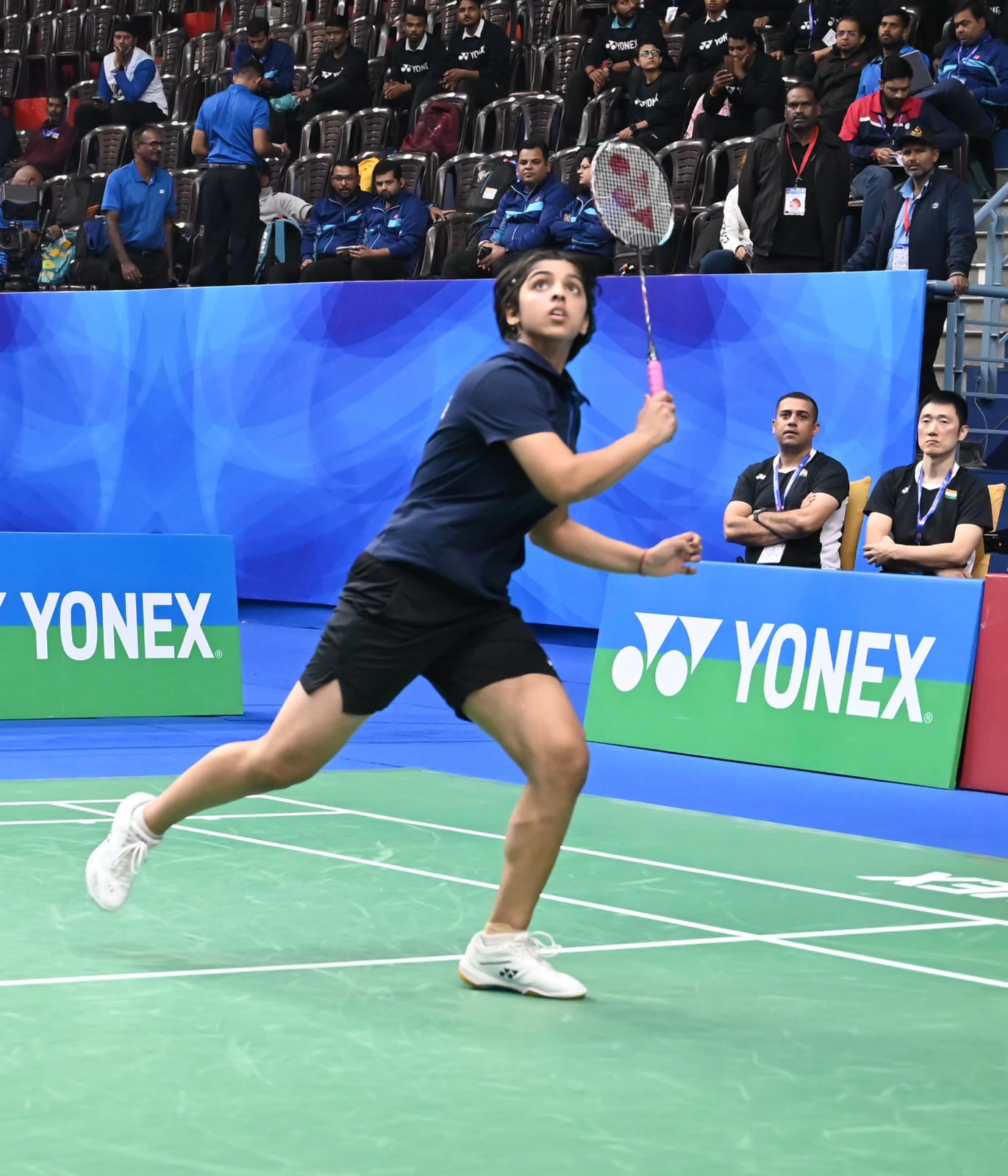 K Srikanth in the final of Badminton Championship in Lucknow | लखनऊ में ...