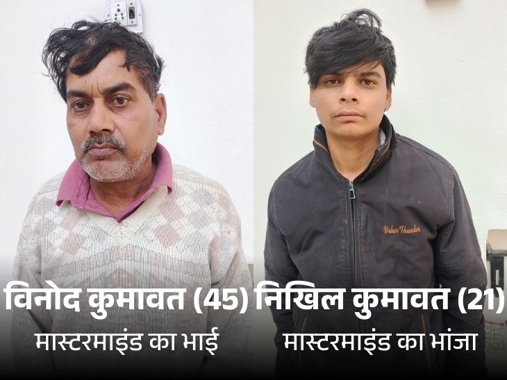 पुलिस ने मुख्य आरोपी अनिल कुमावत के भाई विनोद कुमावत और भांजे निखिल कुमावत को पहले ही गिरफ्तार कर लिया था।