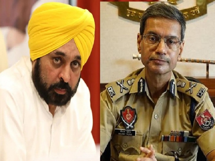 CM भगवंत मान और DGP गौरव यादव। - फाइल फोटो