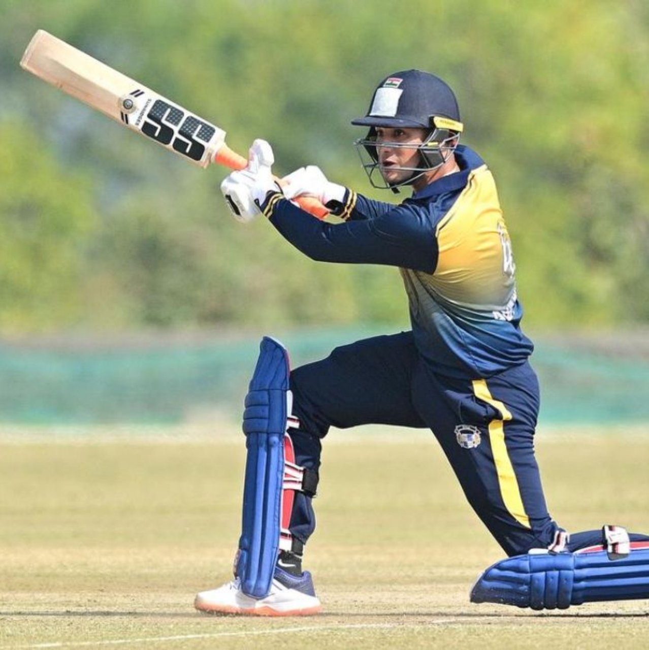 अभिषेक शर्मा ने 52 बॉल पर 148 रन की पारी खेली।