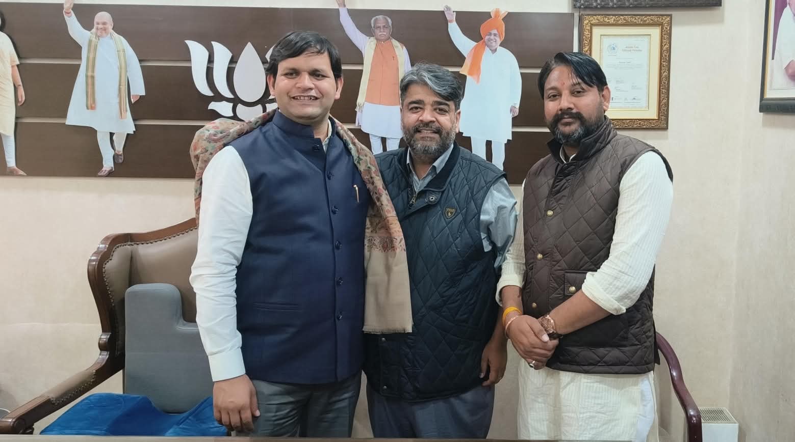 खेल मंत्री गौरव गौतम का अंबाला दौरा:  पूर्व मंत्री असीम गोयल के आवास पर पहुंचे, जिलाध्यक्ष आदि ने किया स्वगात – Ambala News