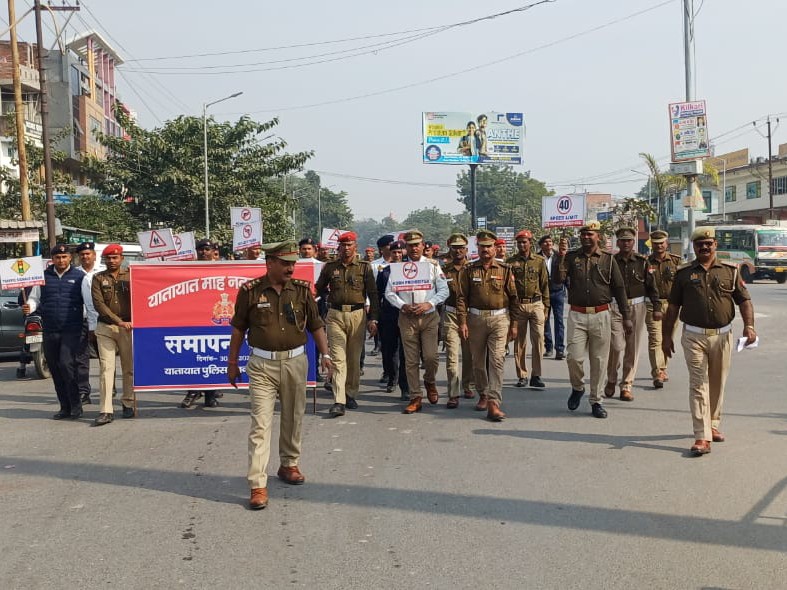 Closing Rally Closing rally of Traffic Month in Mau