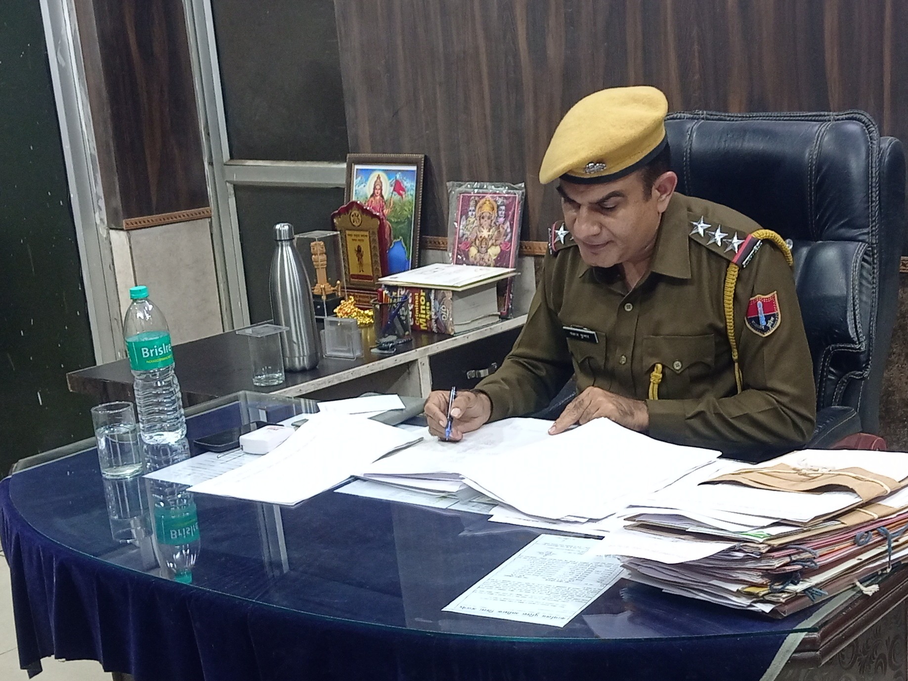 Pankaj Kumar took charge as the in-charge of Nasirabad City Police ...