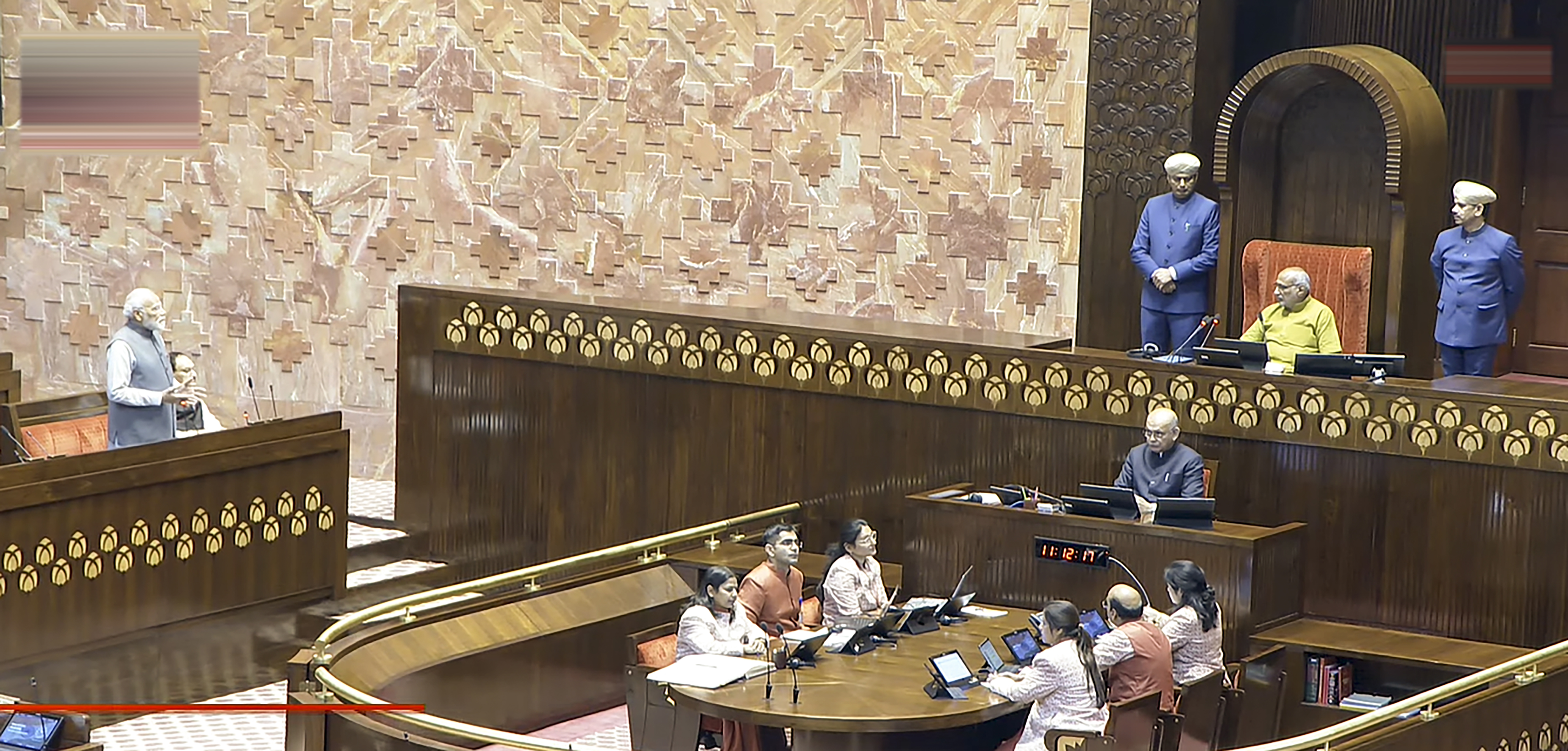 राज्यसभा में सभापति के तौर पर डॉ.सीपी राधाकृष्णन का आज पहला दिन था। इस मौके पर PM मोदी ने संबोधन के जरिए उनका स्वागत और अभिवादन किया।