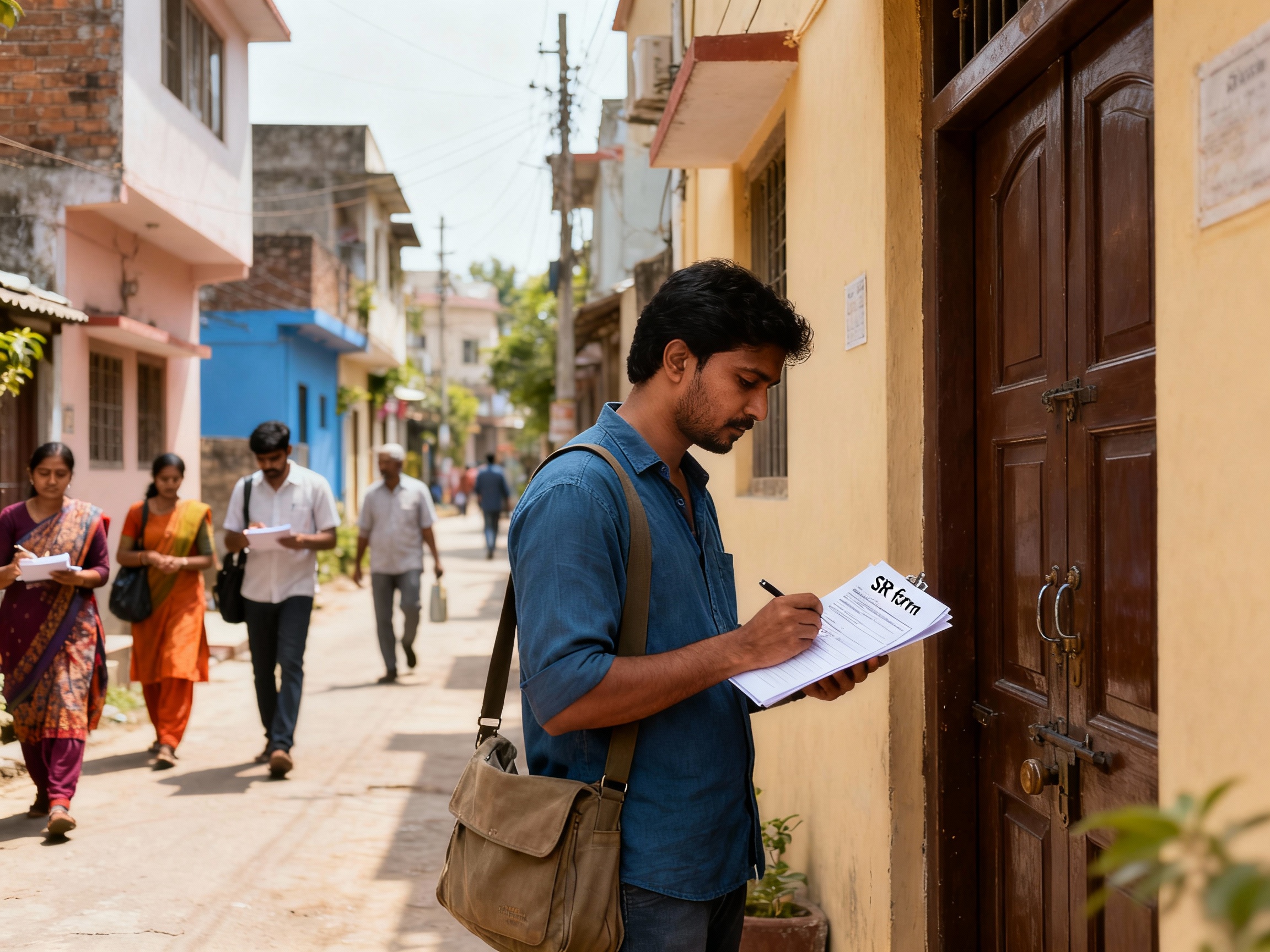 आप को SIR फॉर्म भरने पर मुश्किल होने पर अपने BLO से संपर्क करें।