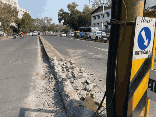 बीआरटीएस इंदौर।