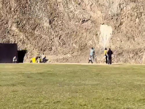 शिमला के पड़ेची में नवनिर्मित क्रिकेट स्टेडियम।