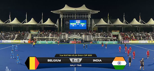 हाफ टाइम तक दोनों टीम की ओर से कोई गोल नहीं हुआ था।