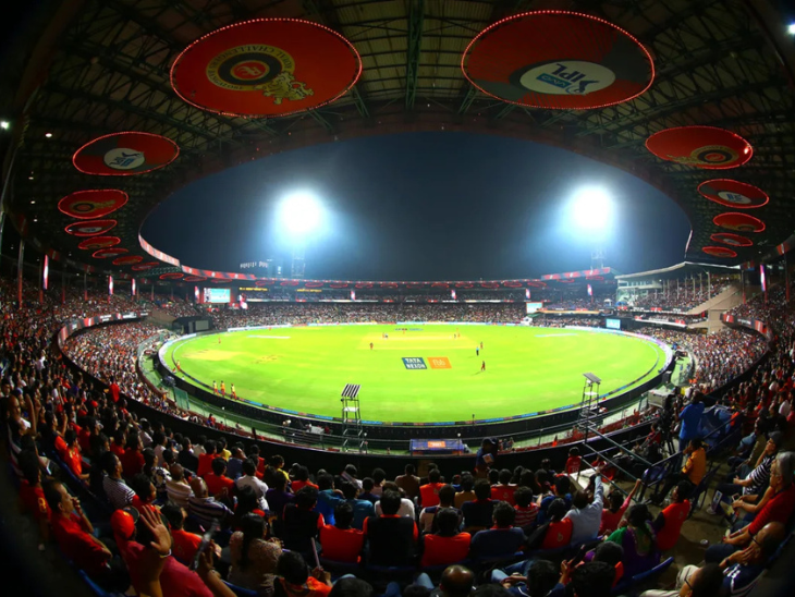 2025 में पहली बार IPL जीतने वाली टीम RCB का होमग्राउंड एम. चिन्नास्वामी स्टेडियम है। - Dainik Bhaskar