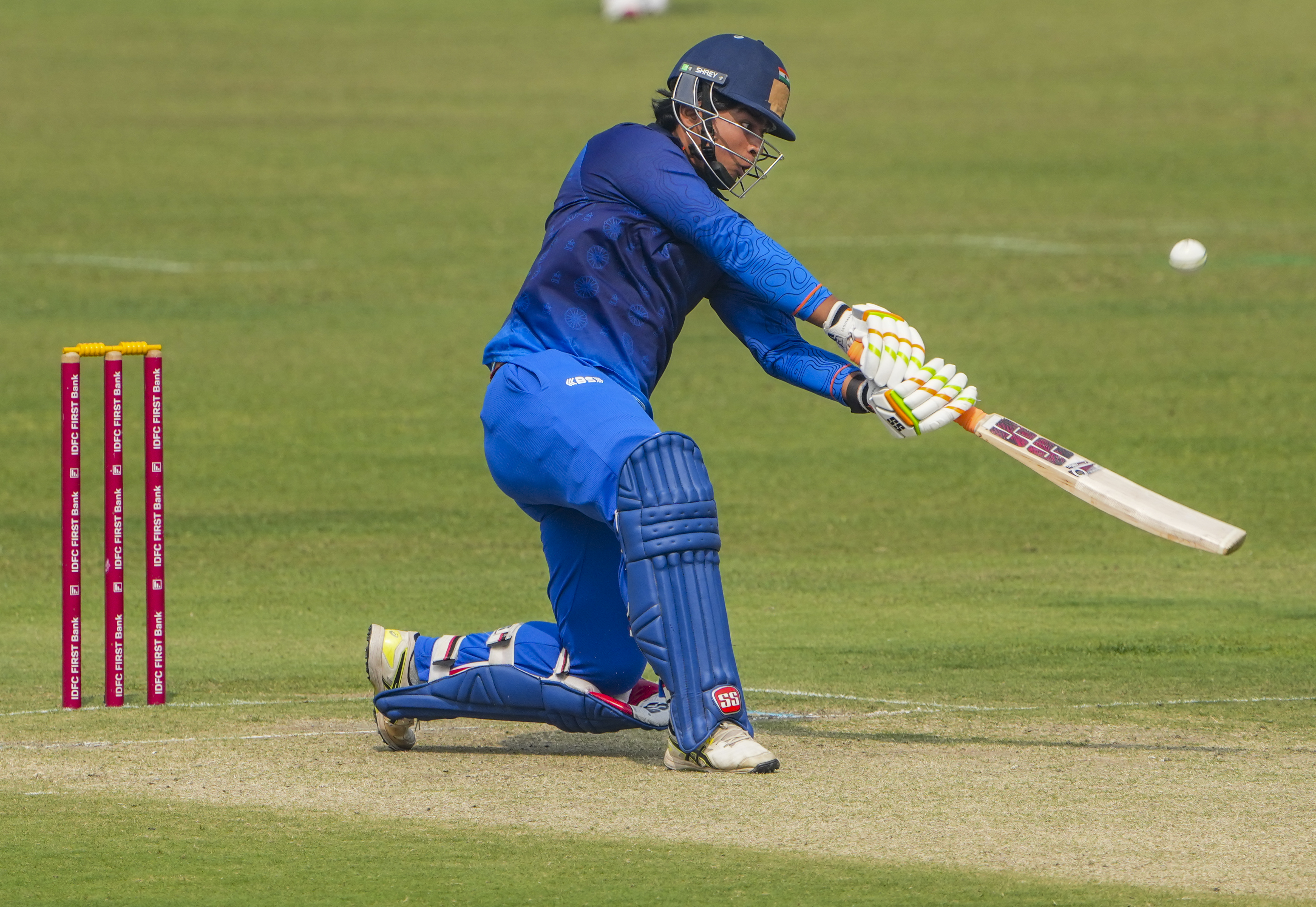 वैभव ने 58 बॉल पर नाबाद 108 रन बनाए।