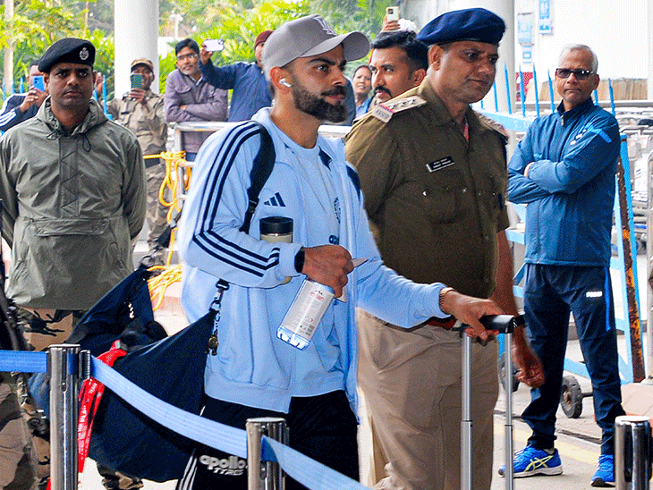 विराट कोहली रायपुर में हैं। वे साउथ अफ्रीका के खिलाफ दूसरा वनडे खेलने गए हैं।